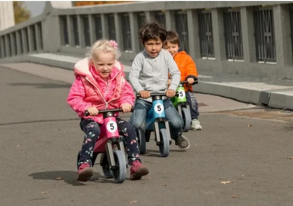 Funny Wheels - RIDER SPORT 2 az 1-ben futóbicikli kék/fekete