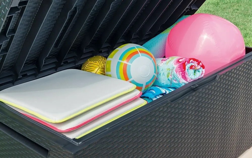 Keter Capri kerti tárolódoboz, barna, 305 l