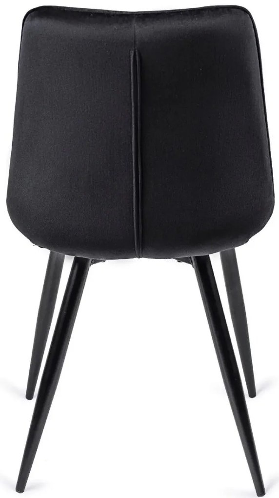 Fekete Bársony Étkezőszék RIO