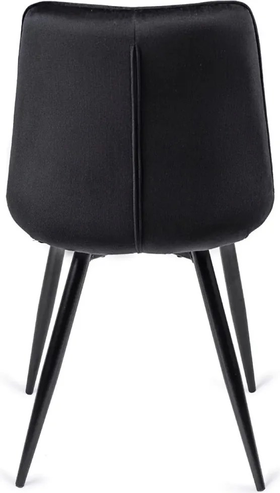 Krzesło RIO Czarne Welurowe