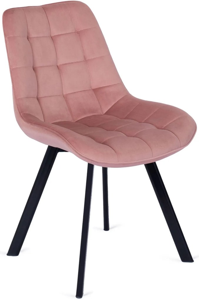 Rózsaszín Bársony Étkezőszék RICK