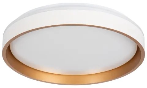 Kanlux 37328 - LED Mennyezeti lámpa SOLN LED/17,5W/230V átm. 38 cm fehér/arany