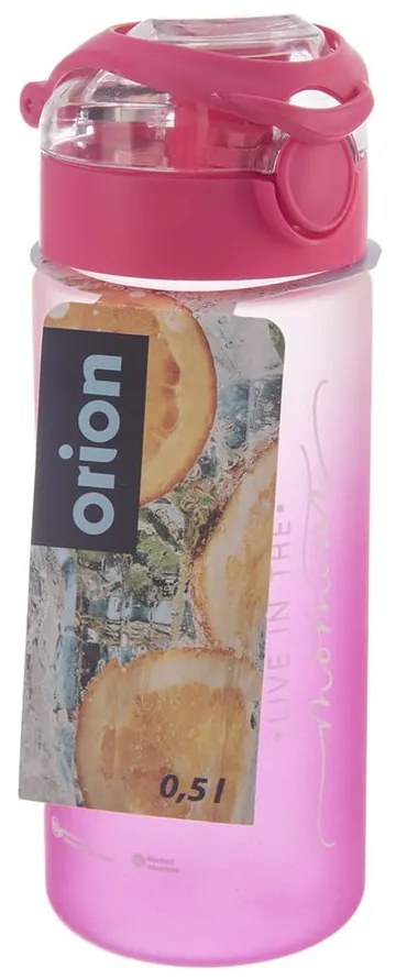 Rózsaszín tritán ivópalack 500 ml Saga – Orion