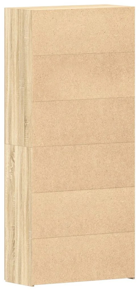 Cipőtartó Sonoma tölgy 80x35,5x180 cm Műgyanta
