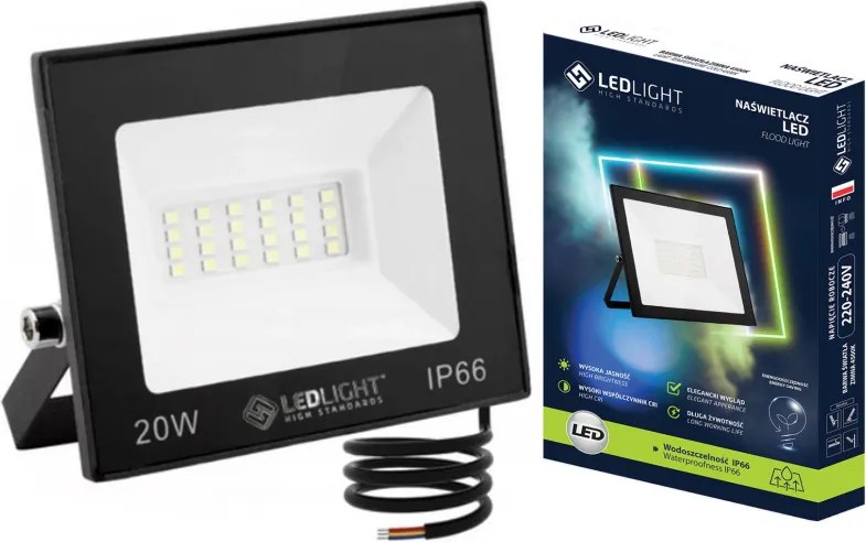 Halogén 20W Led Lámpa Kültéri Reflektor Kerti Lámpa Fényvető