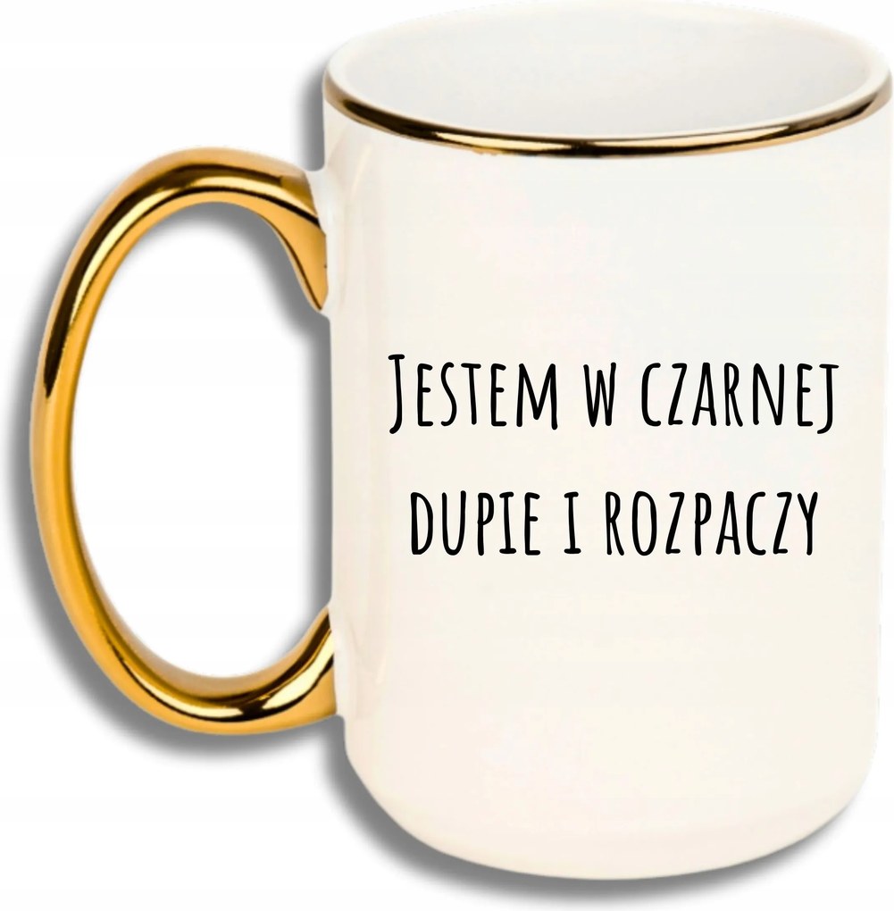 Bögre Nagy Fehér Arany Rant Vicces Ajándék Fekete D****