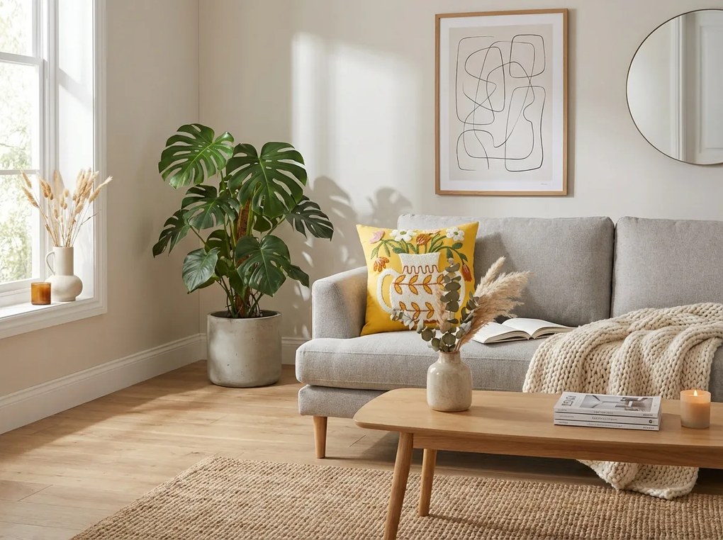 Párnahuzat VAZONIE 45x45 cm, sárga