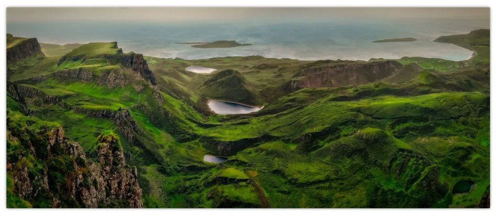 Kép - Quiraing, Skócia (120x50 cm)