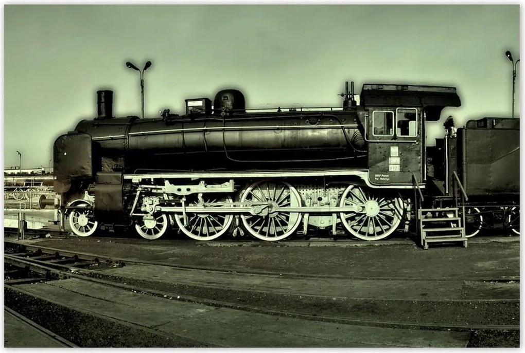 Poszterek 120x80 Gőzmozdony OK1-322