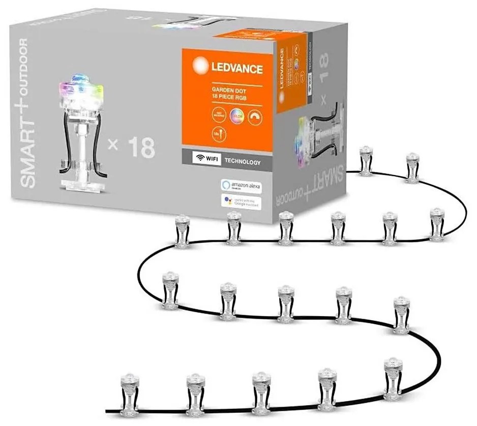 Ledvance SMART+ kültéri RGB LED dekorációs lámpa 18xLED/4W/230V IP65 Wi-Fi