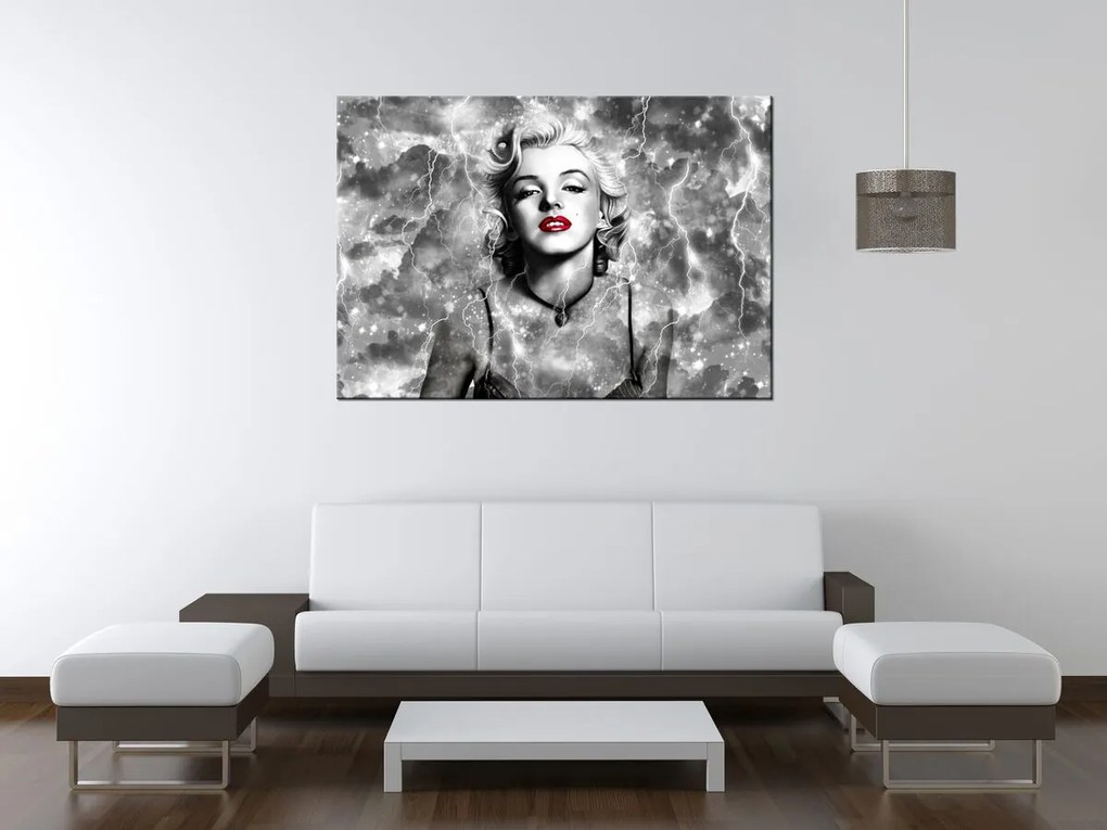 Gario Vászonkép Felvillanyozó Marilyn Monroe Méret: 90 x 60 cm