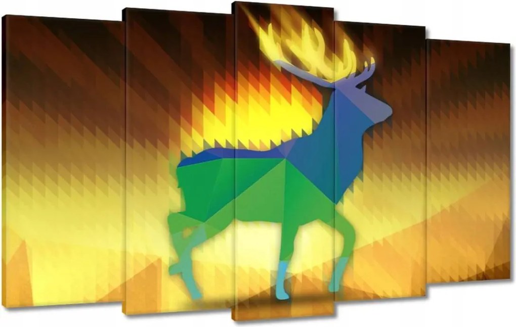 Vászonkép 100x60 Szarvas modern kép