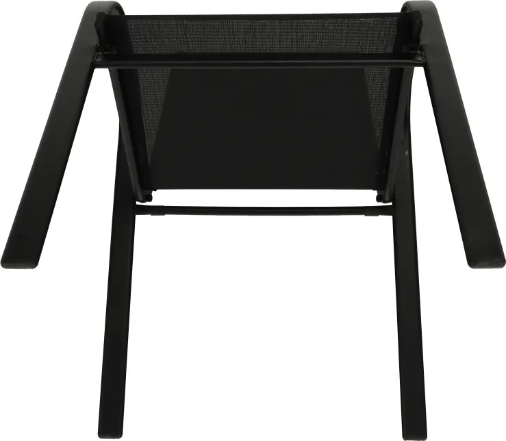 Rakásolható szék, sötétszürke/fekete, ALDERA