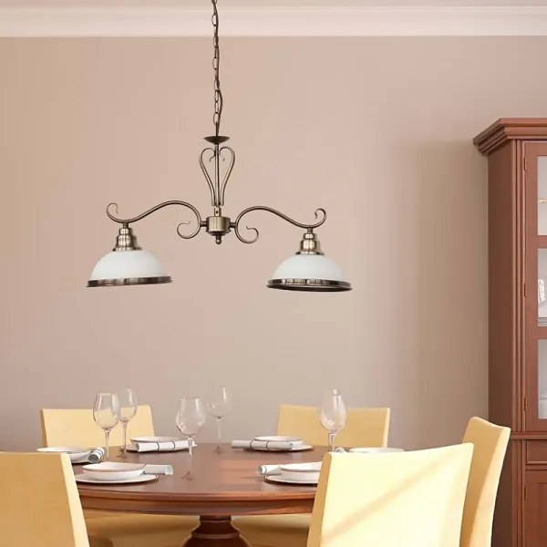 Rabalux 2757 - Csillár ELISETT 2xE27/60W/230V