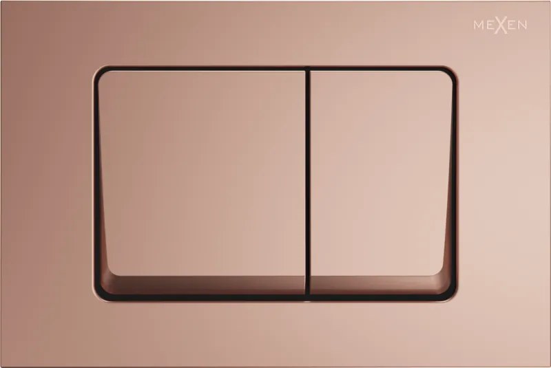 Mexen Fenix 10 XS öblítőgomb, rózsaarany - 601005