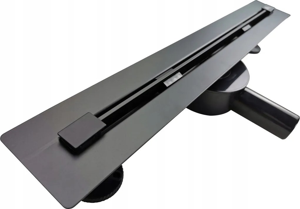 Slim Lineáris Lefolyó Fekete 70 cm