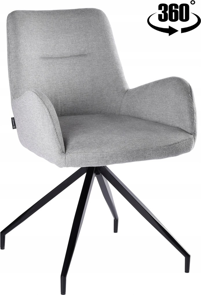 Kemal szürke kárpitozott forgószék étkező nappaliba konyha és íróasztal