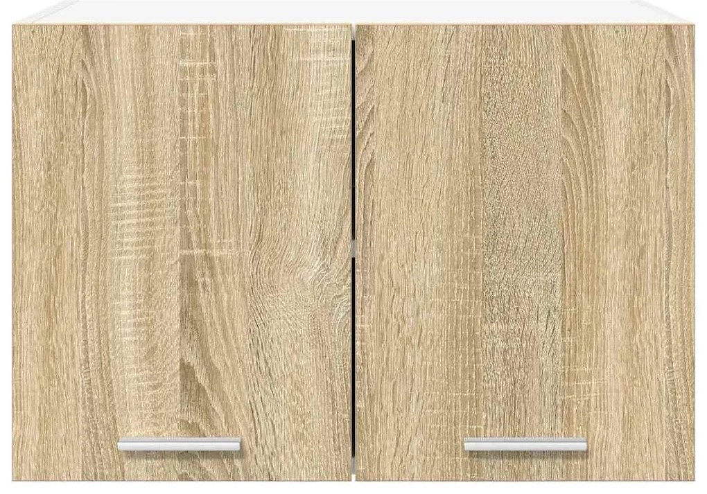 Függő szekrény Riga 2 pcs Sonoma tölgy és fehér 60 x 31 x 40 cm
