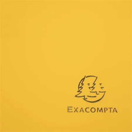 Gumis mappa, PP, A4, EXACOMPTA Opak, sárga (EX55909E)