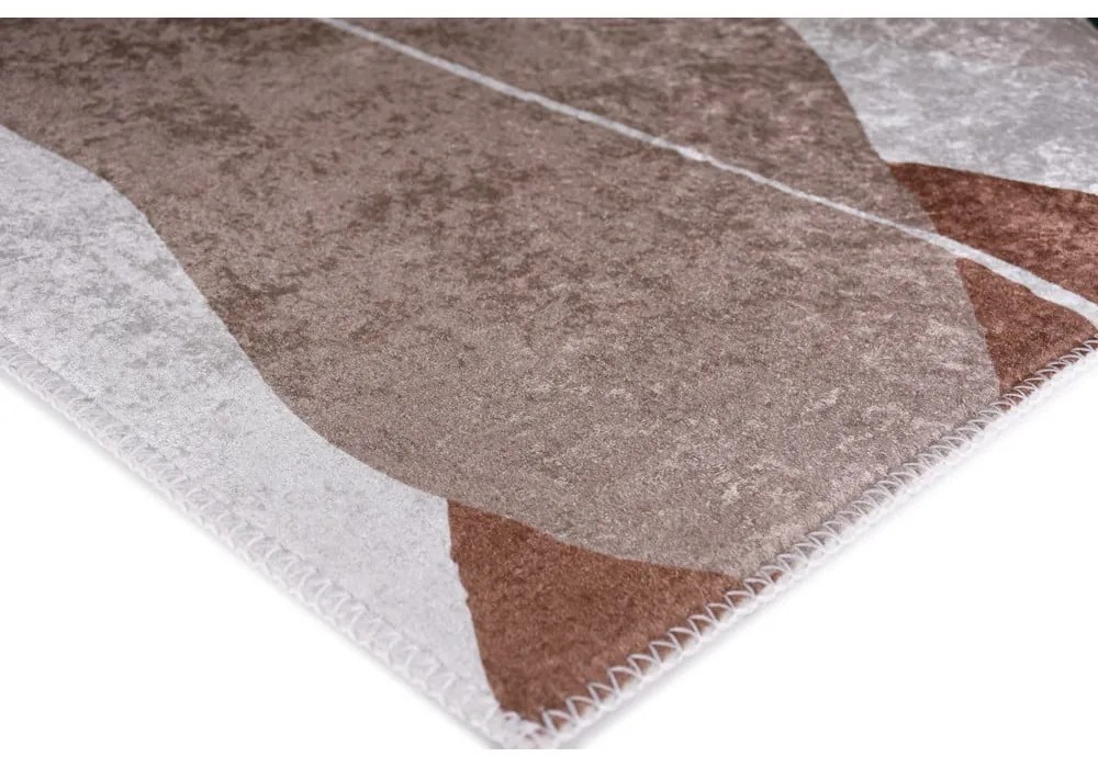 Krémszínű mosható futószőnyeg 80x200 cm Sandy Rocks – Vitaus