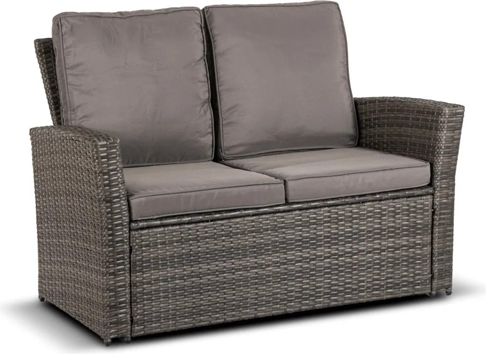 Kerti bútor szett szürke színben – DELGADO