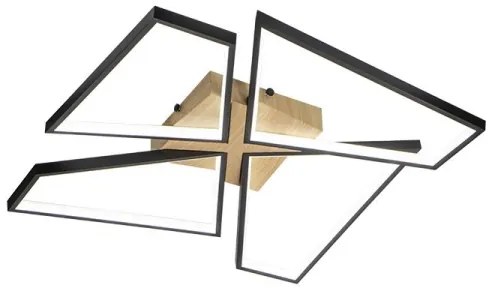 LED állítható mennyezeti lámpa LED/115W/230V 3000-6500K barna/fekete + DO