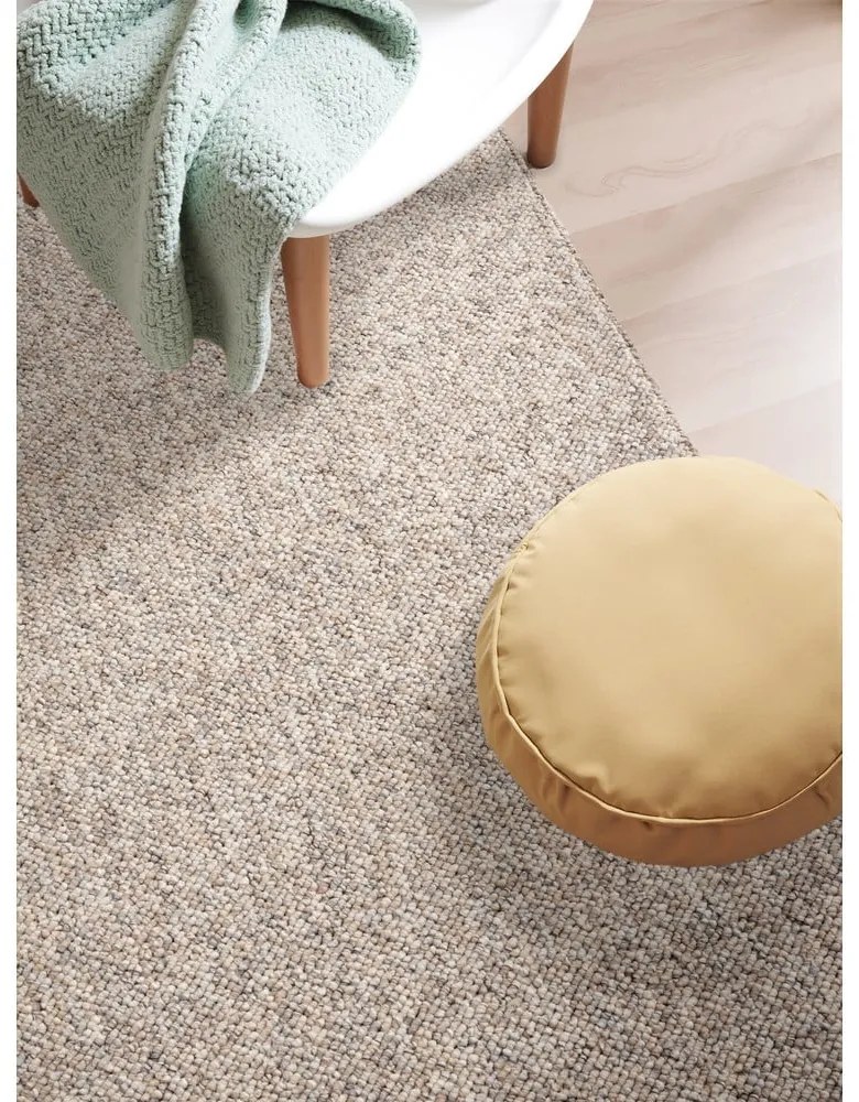 Szürke-krémszínű mosható szőnyeg 120x170 cm Rocco Dark Cream – Elle Decoration