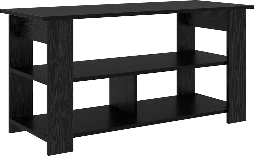 vidaXL TV állvány Fekete tölgy 100 x 40 x 50 cm