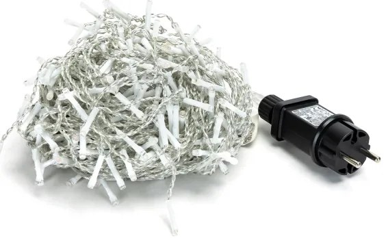 Brilagi - LED kültéri karácsonyi fényfüzér 400xLED/8 üzemmód 23x0,6m IP44 hideg fehér