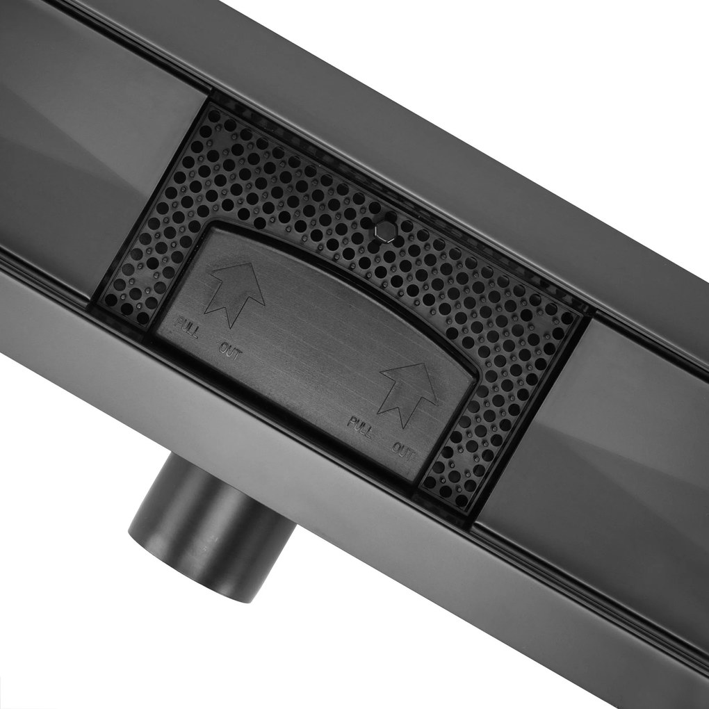 Lineáris lefolyó Rea Neox Black Matt 70
