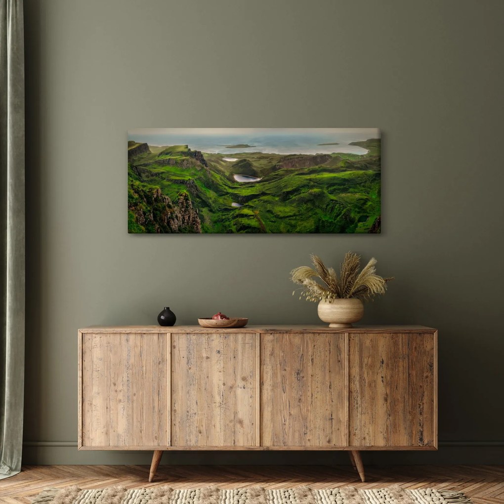 Kép - Quiraing, Skócia (120x50 cm)
