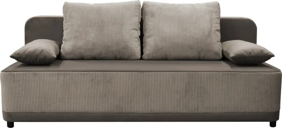 Kihúzható heverő, szürkésbézs Taupe, SENTY