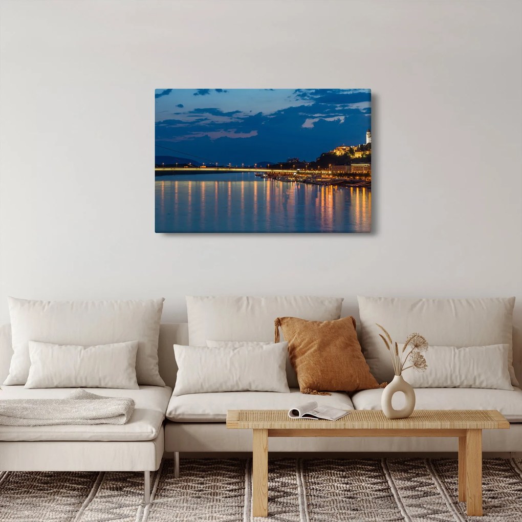 Pozsony képe várral (90x60 cm)