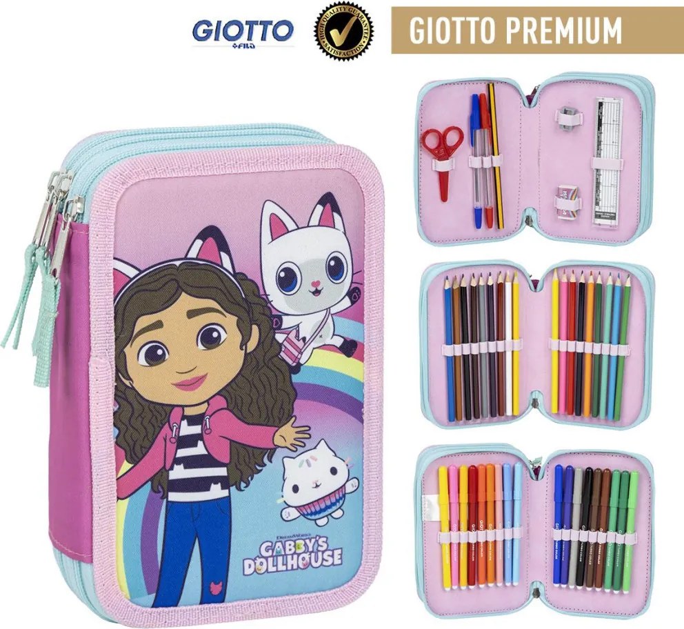 Gabi babaháza Rainbow tolltartó töltött 3 emeletes Giotto