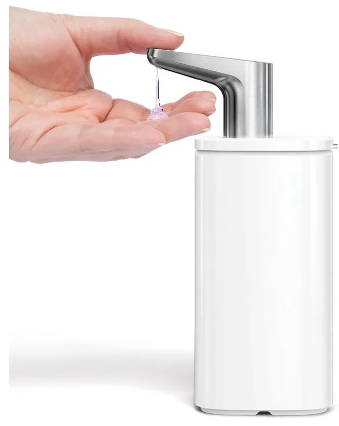 Fehér acél szappanadagoló 473 ml Pulse – simplehuman
