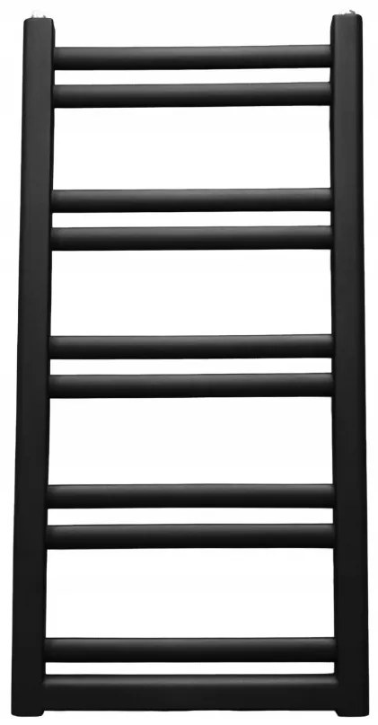 Regnis Retro, fűtőelem 540x1100mm, 487W, matt fekete, RETRO110/50/D500/FEKETE
