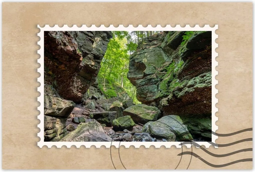 Poszterek 90x60 Hegyek Kövek Sziklák