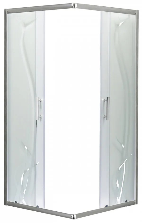 Spirit BAMBOO 90x90 szögletes zuhanykabin, zuhanytálca nélkül