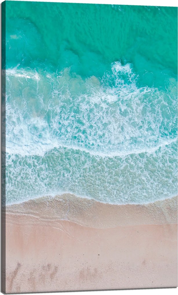 Vászonkép Víz Hab Hullámok Tenger Természet 60x100 cm