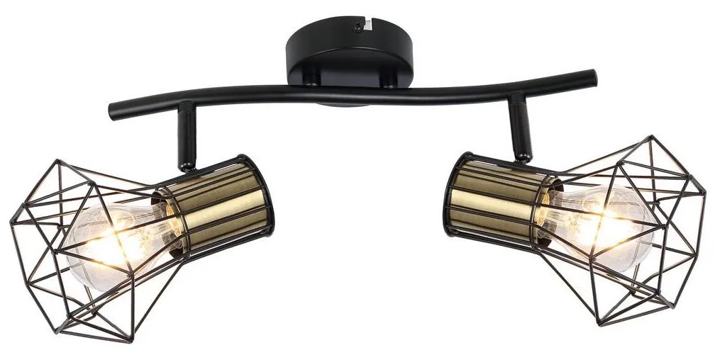 Globo 54017-2M - Spotlámpa PRISKA 2xE27/40W/230V