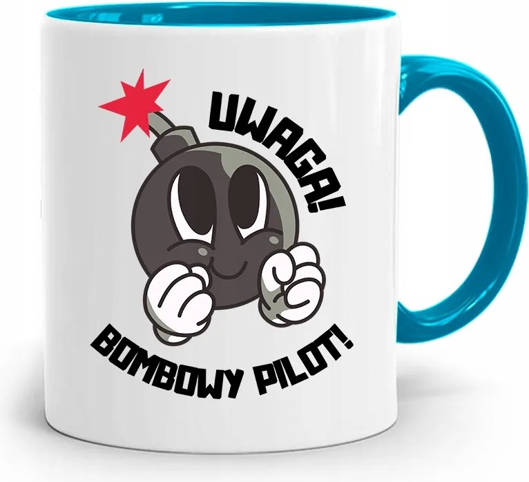 Távirányítós Kék Bögre Születésnapi Ajándék fényképes nyomtatással