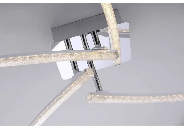 Leuchten Direkt 11291-17 - LED Felületre szerelhető csillár SIMON 4xLED/3W/230V fényes króm