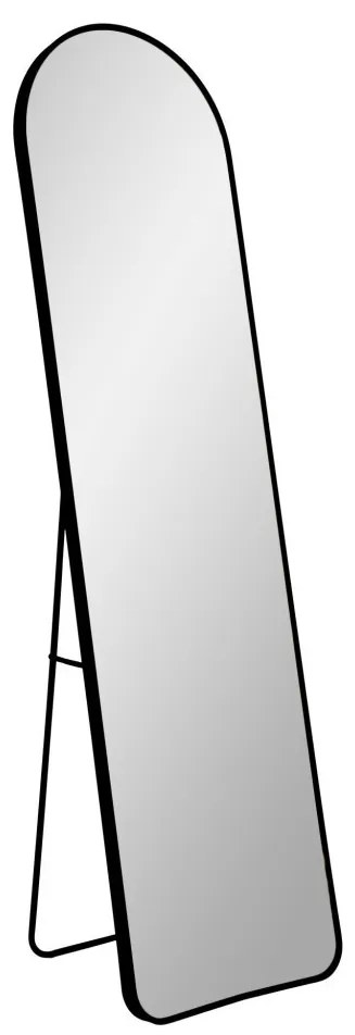Madrid tükör alumínium, fekete, 40x150 cm