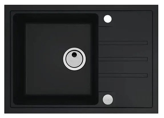 ALVEUS 1149126 - Mosogató INTERMEZZO 68x48 cm gránit/fekete