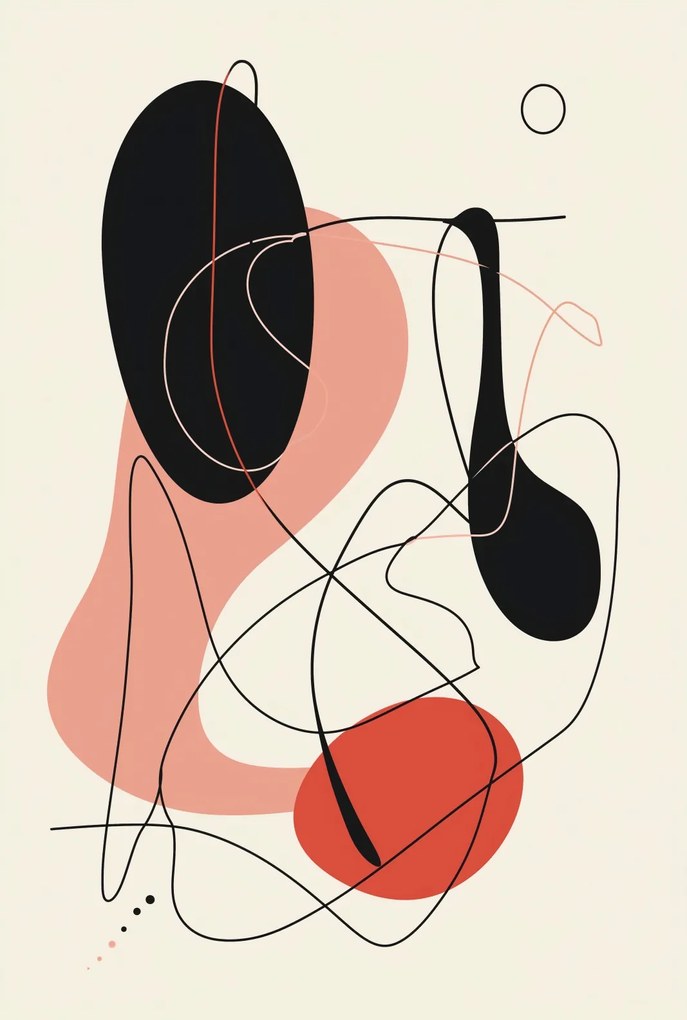 Poszter 68x101cm Absztrakt vibráció