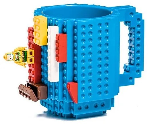 Lego bögre 340ml Kék: kek