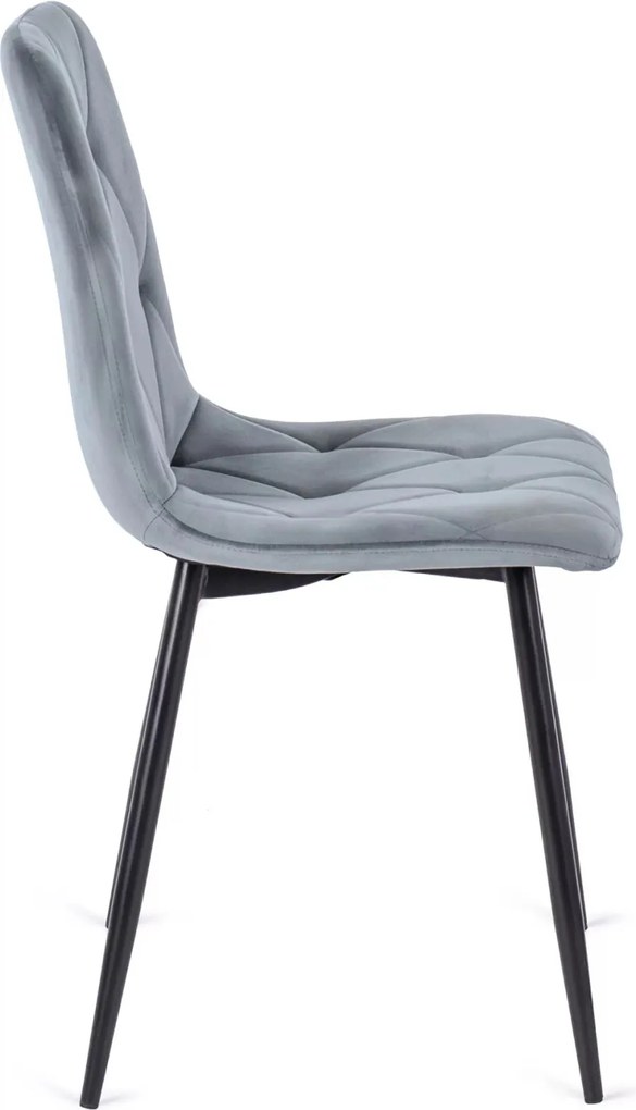Szürke bársony étkezőszék ROBIN Belföldi Raktárról