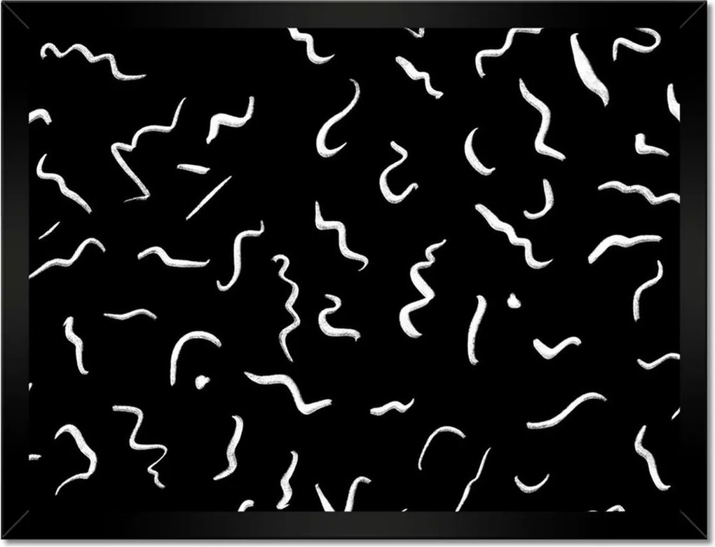 Poszterek keretben 40x30 Értelmetlen firkálmány Bohomaz