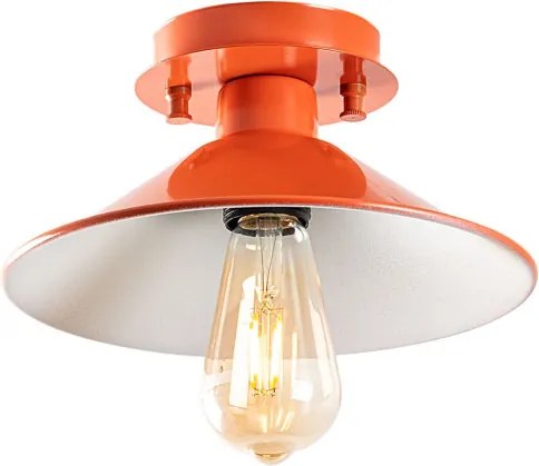 Koniksivama N-662 narancssárga fém függőlámpa, Ø24 cm