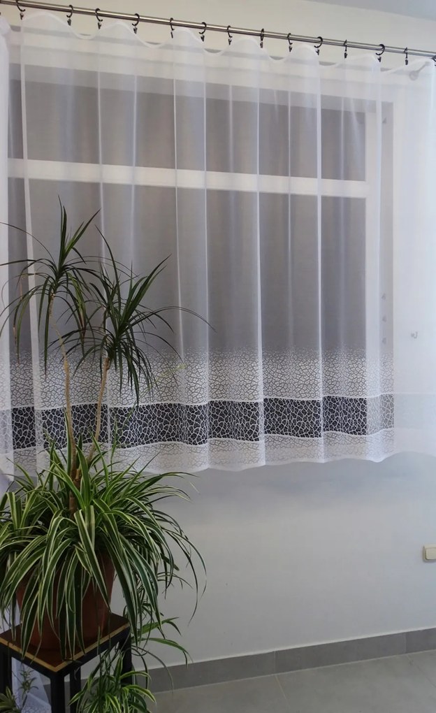 Mg Függöny 34943 Fehér 200x160cm kész, M szalaggal